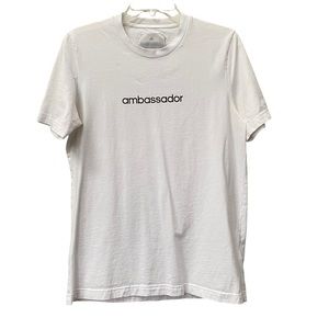 Adidas Adicross Ambassador SS White Tshirt Golf Society Mens size S